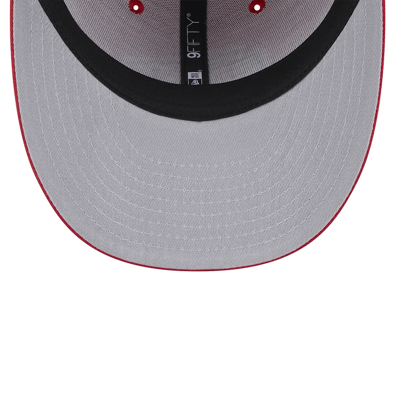 Men's New Era Red Kansas City Chiefs Main Low Profile 9FIFTY Snapback Hat