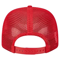 Casquette camionneur 9SEVENTY extensible à boutons-pression rouge New Era pour homme des Kansas City Chiefs