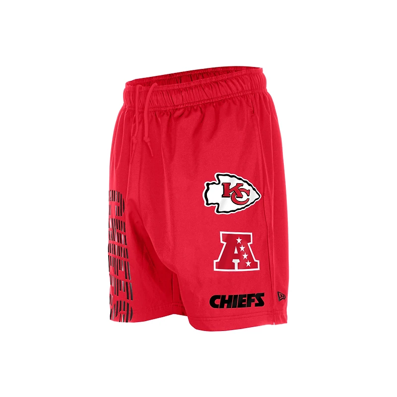 Men's New Era  Red Kansas City Chiefs Match Shorts