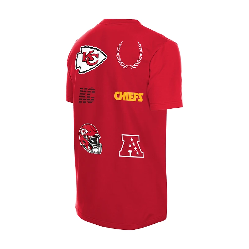 Men's New Era  Red Kansas City Chiefs Match T-Shirt