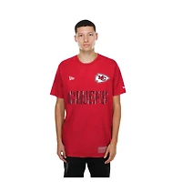 T-shirt de match New Era rouge Kansas City Chiefs pour homme