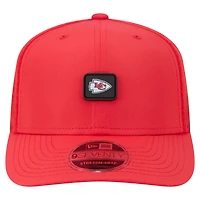 Men's New Era Red Kansas City Chiefs Micro Badge 9SEVENTY Adjustable Hat