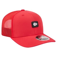 Casquette ajustable New Era rouge Kansas City Chiefs Micro Badge 9SEVENTY pour homme