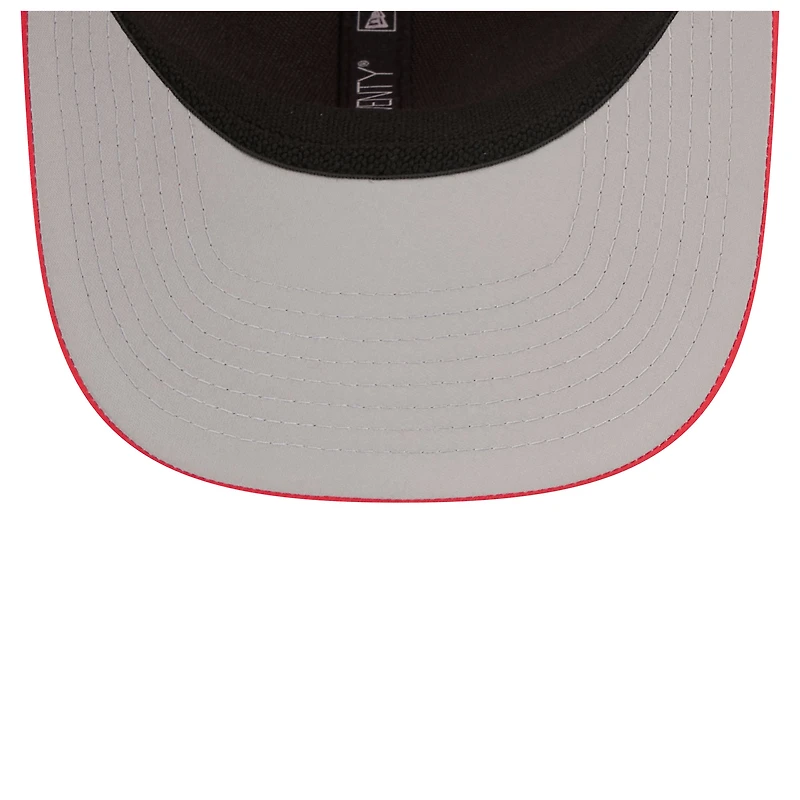 Men's New Era Red Kansas City Chiefs Micro Badge 9SEVENTY Adjustable Hat