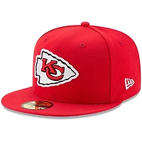 Men's New Era Red Kansas City Chiefs Omaha 59FIFTY Fitted Hat