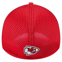 Casquette 39THIRTY Flex Outline rouge des Kansas City Chiefs de New Era pour homme