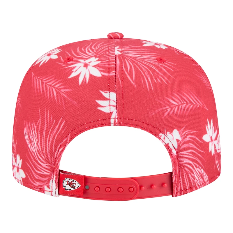 Casquette snapback New Era 9FIFTY rouge Kansas City Chiefs pour homme