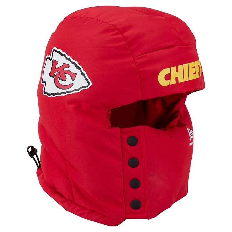 Cagoule matelassée rouge Kansas City Chiefs pour homme, New Era