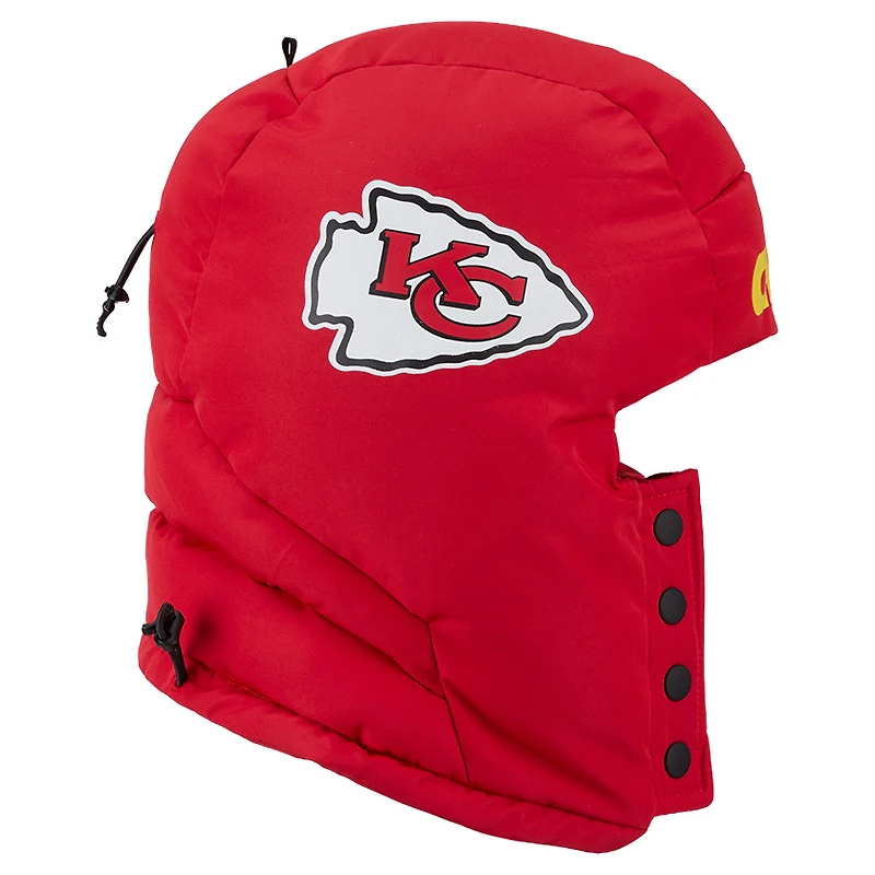 Cagoule matelassée rouge Kansas City Chiefs pour homme, New Era
