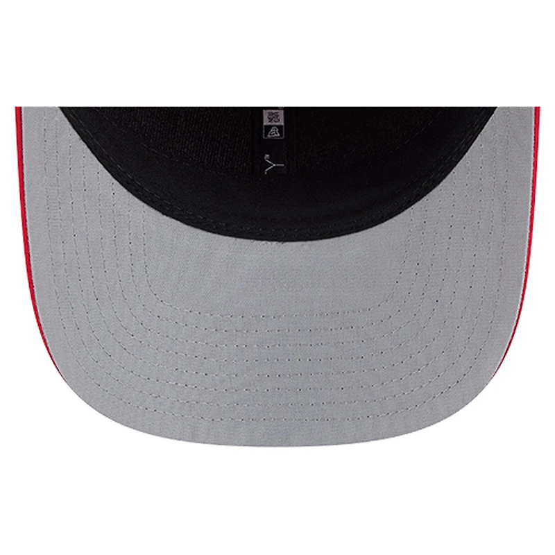 Casquette ajustable New Era rouge Kansas City Chiefs Script 9SEVENTY pour homme