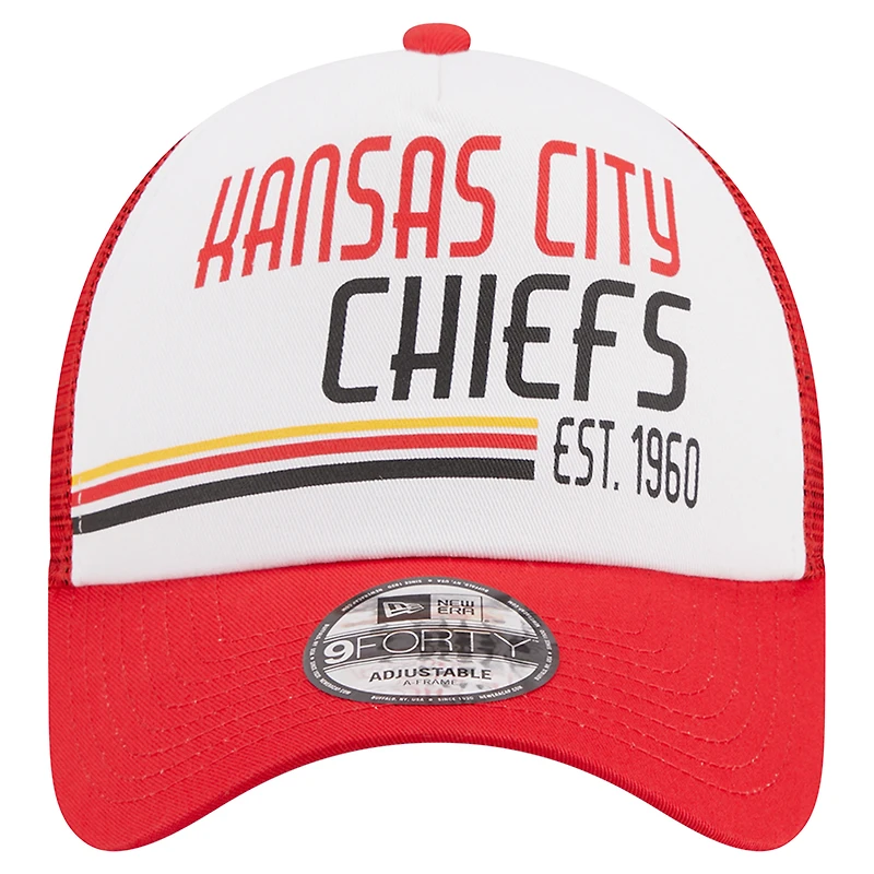 NWC CHIEF RED NWC FW23 NFL STACKER 940 TRUCKER HATMENSTC