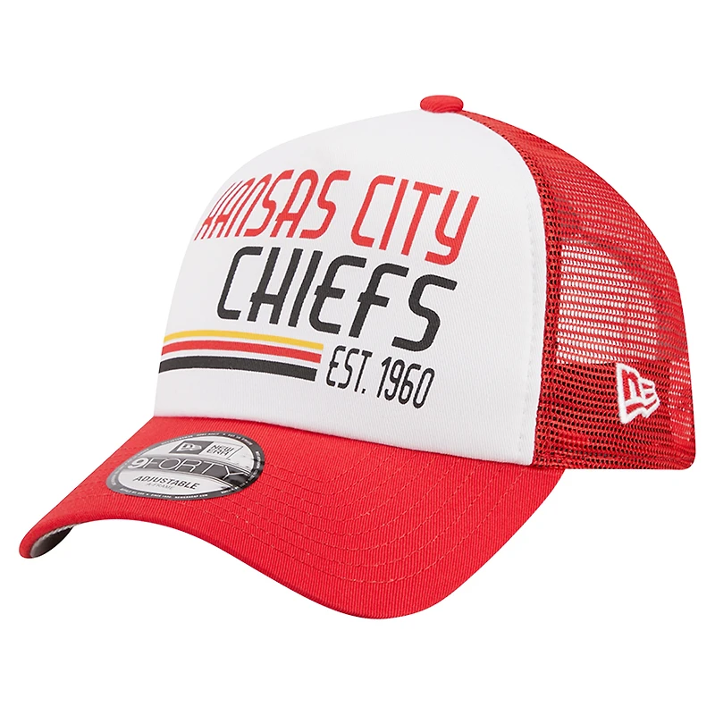 NWC CHIEF RED NWC FW23 NFL STACKER 940 TRUCKER HATMENSTC