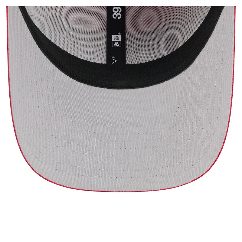 Casquette 39THIRTY Flex rouge à rayures des Kansas City Chiefs de New Era pour homme