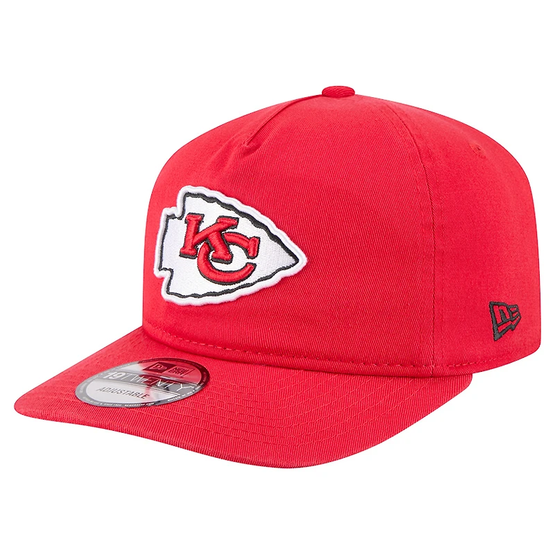 Casquette ajustable New Era rouge Kansas City Chiefs Team 19TWENTY pour homme
