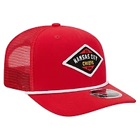 Men's New Era  Red Kansas City Chiefs Team 9SEVENTY Adjustable Hat