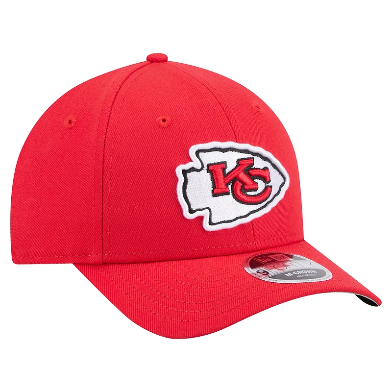 Casquette ajustable 9FORTY M-Crown rouge New Era pour homme, collection Team Chiefs des Kansas City