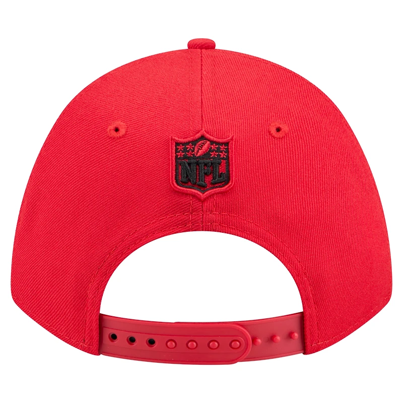 Men's New Era Red Kansas City Chiefs Team Collection 9FORTY M-Crown Adjustable Hat