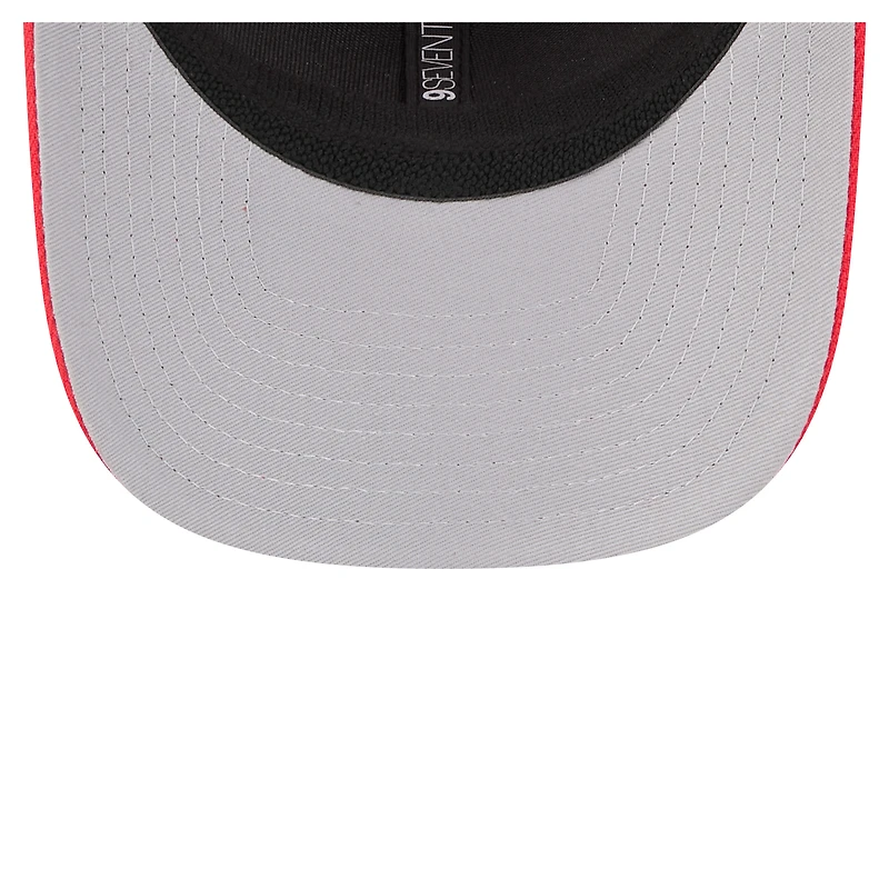 Men's New Era Red Kansas City Chiefs Team Collection 9SEVENTY Stretch-Snap Adjustable Hat
