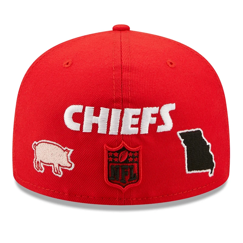 NWE CHIEF RED NEW NFL LOCAL 59FIFTY HATMENHIC