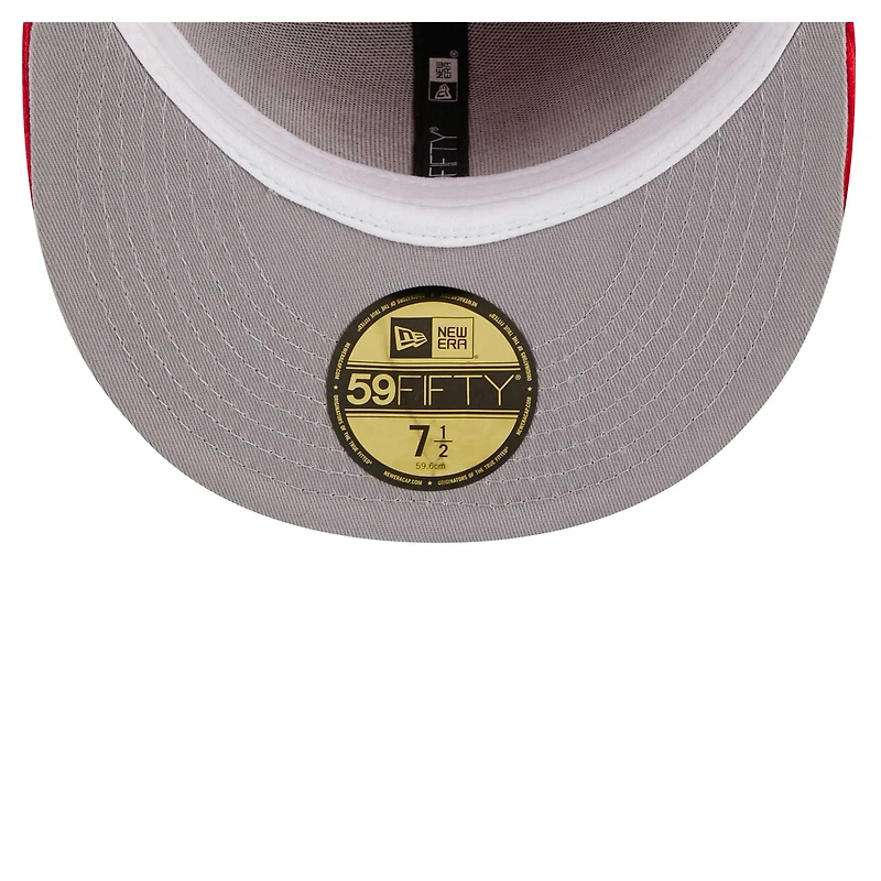 Casquette ajustée 59FIFTY rouge des Chiefs de Kansas City New Era pour hommes