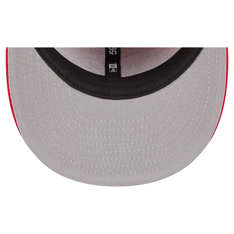 Casquette ajustée Tri-Hit 59FIFTY rouge des Kansas City Chiefs de New Era pour homme