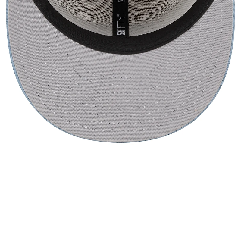 Men's New Era Stone/Light Blue Kansas City Chiefs Originals Lifestyle Two-Tone 59FIFTY Fitted Hat