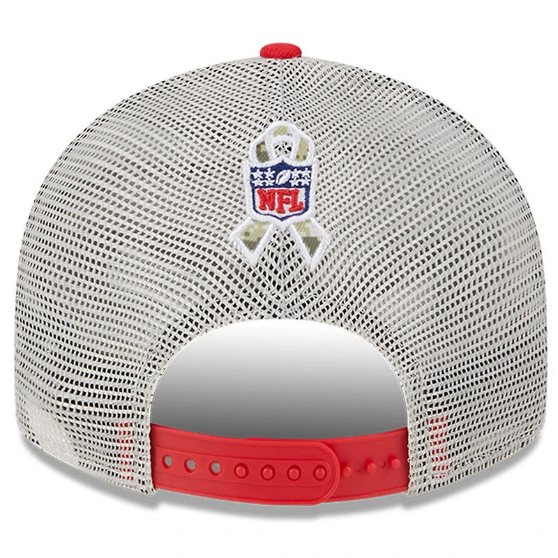 Men's New Era  Stone/Red Kansas City Chiefs 2023 Salute To Service Low Profile 59FIFTY Fitted Hat