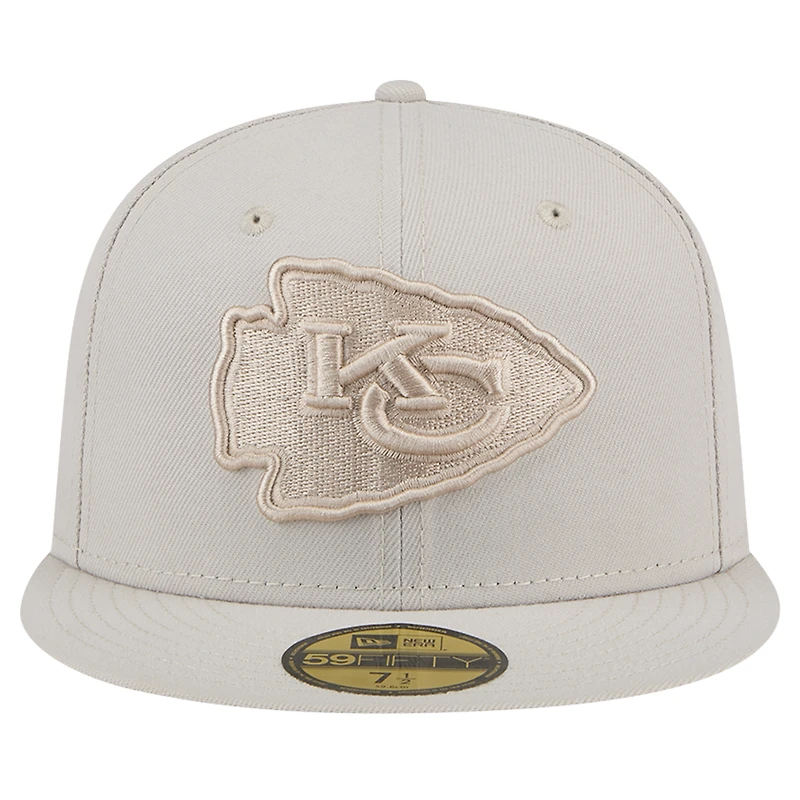 Casquette ajustée 59FIFTY pour homme New Era Stone Kansas City Chiefs Color Pack