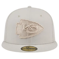 Casquette ajustée 59FIFTY pour homme New Era Stone Kansas City Chiefs Color Pack
