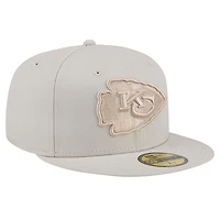 Casquette ajustée 59FIFTY pour homme New Era Stone Kansas City Chiefs Color Pack