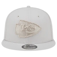 Casquette Snapback 9FIFTY New Era pour hommes des Kansas City Chiefs Color Pack
