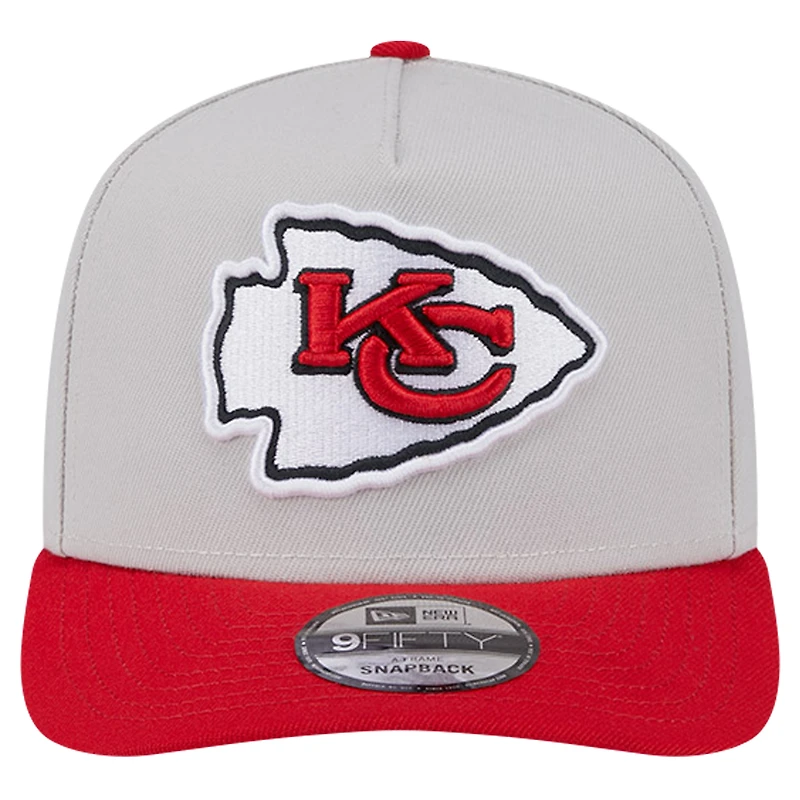 Casquette Snapback 9FIFTY A-Frame de New Era pour homme, motif Kansas City Chiefs