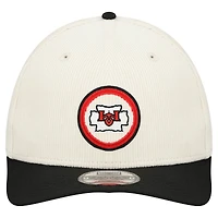 Men's New Era  Stone Kansas City Chiefs  Loyal Corduroy 9SEVENTY Adjustable Hat