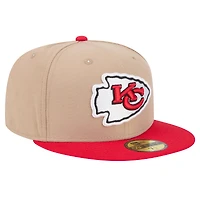 Casquette ajustée 59FIFTY avec logo principal des Chiefs de Kansas City New Era pour homme