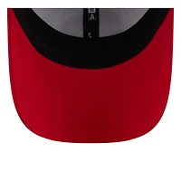Casquette New Era 39THIRTY Flex blanche/rouge pour homme, camp d'entraînement NFL 2025 des Kansas City Chiefs