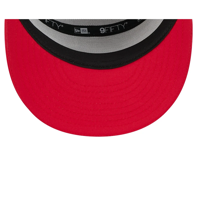 Men's New Era  White/Red Kansas City Chiefs 2025 NFL Training Camp Split Panel 9FIFTY Snapback Hat