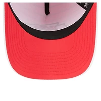 Casquette ajustable New Era blanche/rouge pour homme, modèle Adventure Gradient 9FORTY M-Crown A-Frame des Kansas City Chiefs