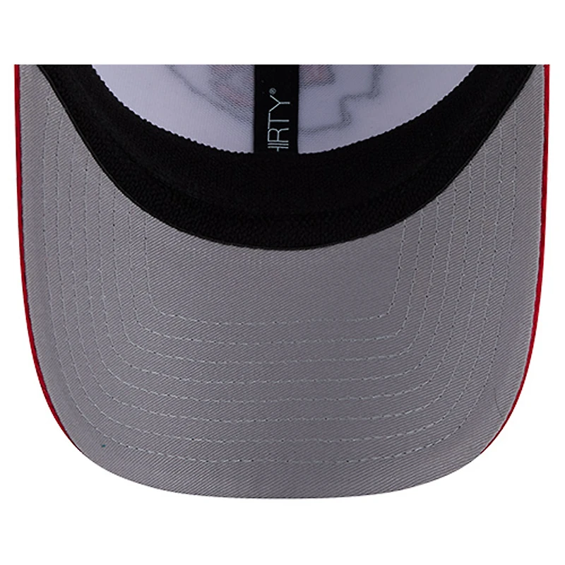 Men's New Era White/Red Kansas City Chiefs Dashmark Rays 39THIRTY Flex Hat