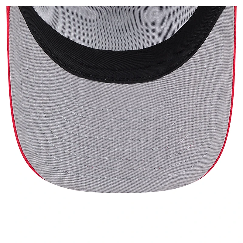 Men's New Era White/Red Kansas City Chiefs Foodie 9FIFTY A-Frame Trucker Snapback Hat