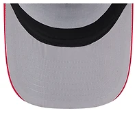Men's New Era White/Red Kansas City Chiefs Foodie 9FIFTY A-Frame Trucker Snapback Hat
