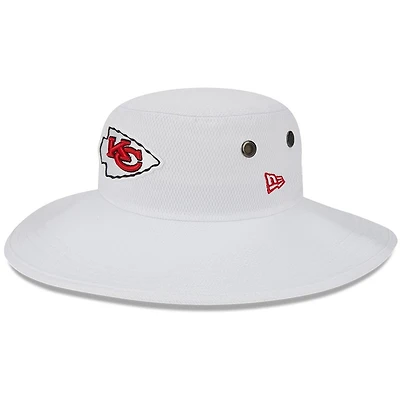 Casquette Bob New Era Kansas City Chiefs 2023 NFL Training Camp Panama pour homme, blanc