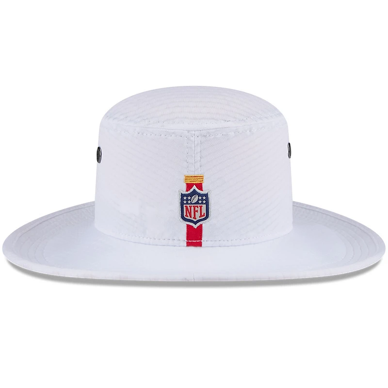 Bob New Era blanc pour homme des Kansas City Chiefs 2024 NFL Training Camp Panama
