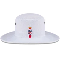 Bob New Era blanc pour homme des Kansas City Chiefs 2024 NFL Training Camp Panama