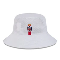 Bob extensible New Era pour hommes des Chiefs de Kansas City 2024 NFL Training Camp blanc