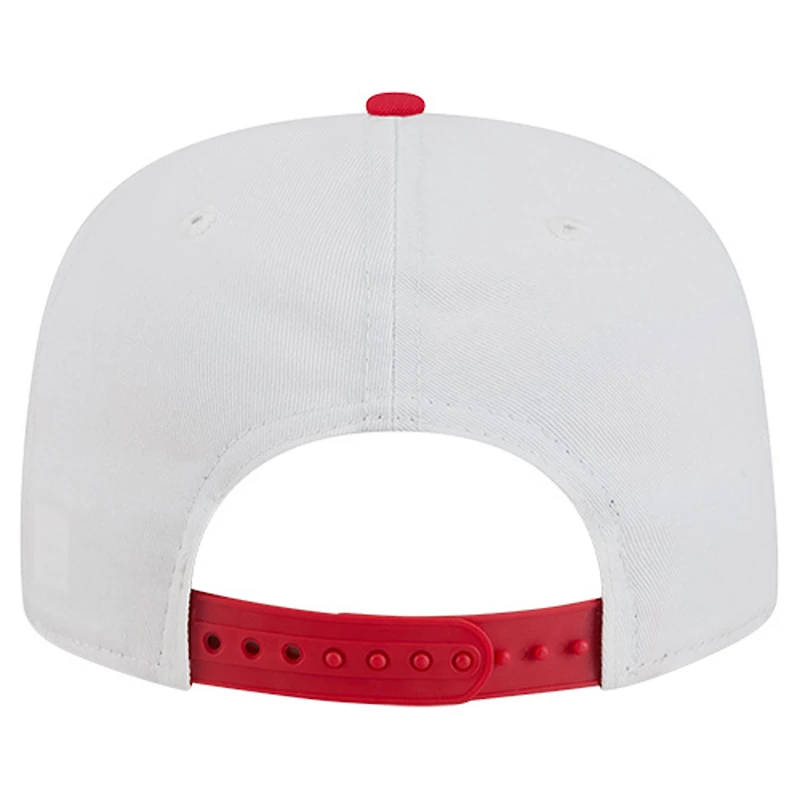 Men's New Era  White Kansas City Chiefs Argyle 19TWENTY Adjustable Hat