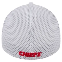 Casquette flexible 39THIRTY New Era pour hommes, Kansas City Chiefs Breakers, blanche
