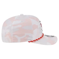 Casquette ajustable New Era blanche Kansas City Chiefs Camo Rope 9SEVENTY pour homme