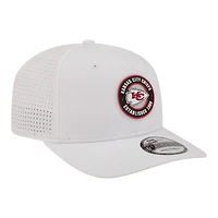 Men's New Era  White Kansas City Chiefs COOLERA 9SEVENTY Adjustable Hat