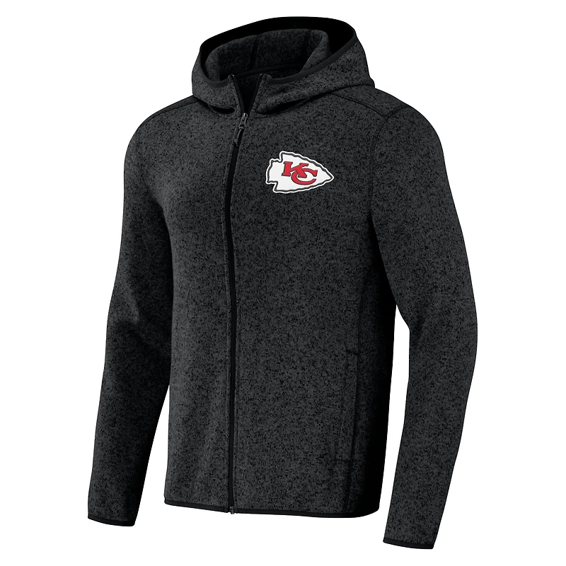 Sweat à capuche en polaire noir pour homme de la collection NFL x Darius Rucker Fanatics Kansas City Chiefs