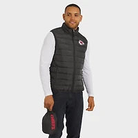 Gilet zippé pliable pour homme de la collection NFL x Darius Rucker par Fanatics, gris, des Kansas City Chiefs, avec sac voyage